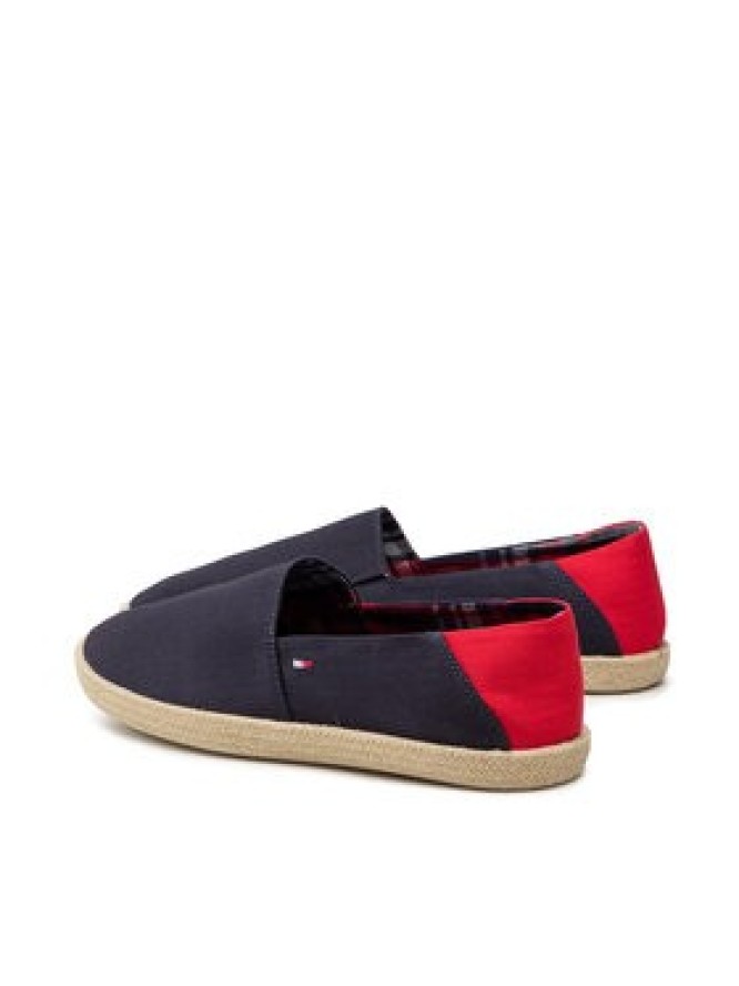 Tommy Hilfiger Espadryle Easy Summer Slip On FM0FM00569 Granatowy