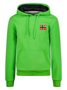 Geographical Norway Bluza "Fondant" w kolorze zielonym rozmiar: M