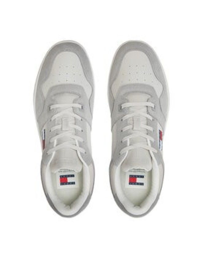 Tommy Jeans Sneakersy Tjm Basket Leather EM0EM01440 Szary