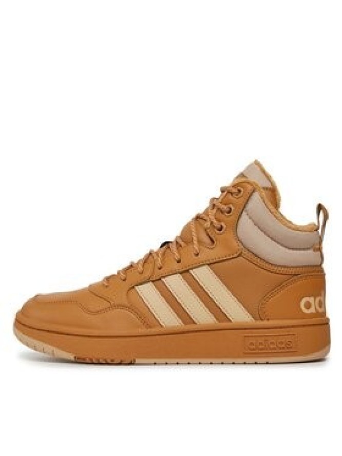 adidas Sneakersy Hoops 3.0 Mid IF2636 Brązowy