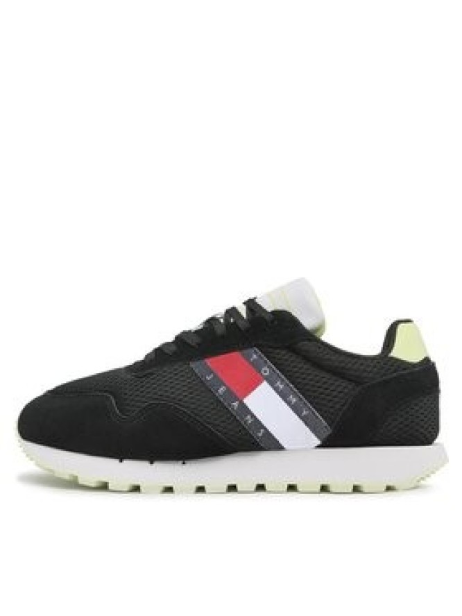 Tommy Jeans Sneakersy Retro Runner Mesh EM0EM01172 Czarny