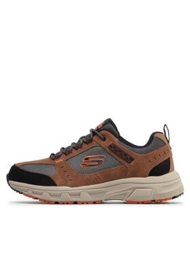 Skechers Półbuty Oak Canyon 51893/BRBK Brązowy