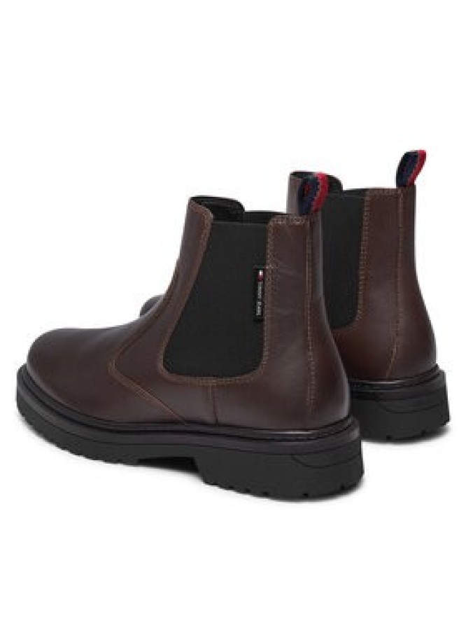 Tommy Jeans Sztyblety Tjm Chelsea Boot EM0EM01469 Brązowy