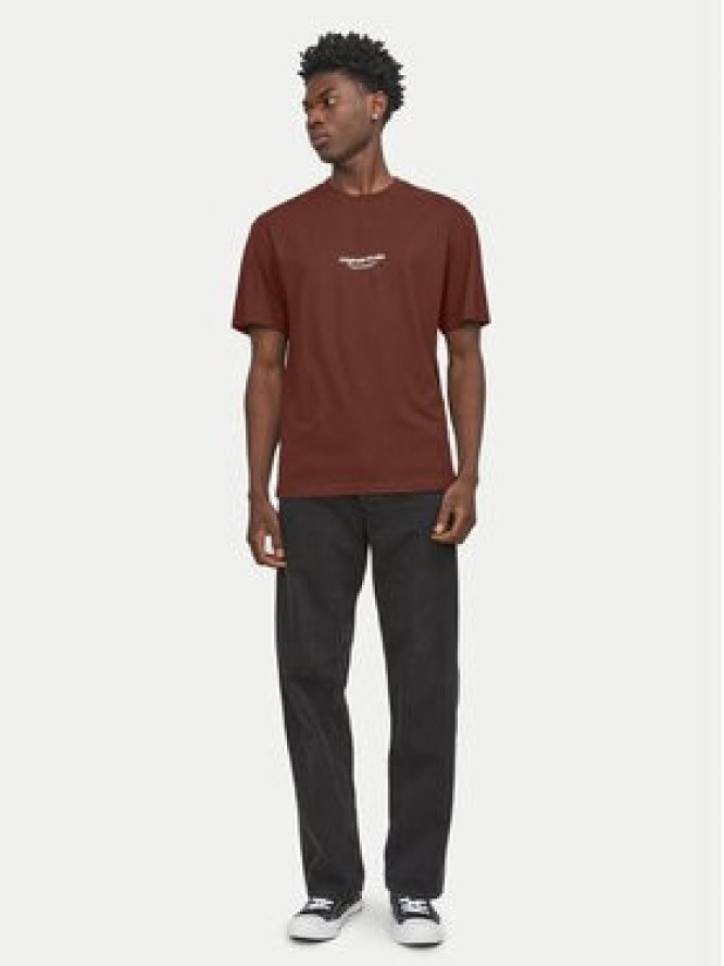 Jack&Jones T-Shirt Vesterbro 12240121 Brązowy Relaxed Fit