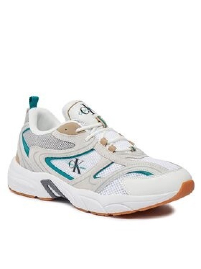 Calvin Klein Jeans Sneakersy Retro Tennis Su-Mesh YM0YM00589 Biały