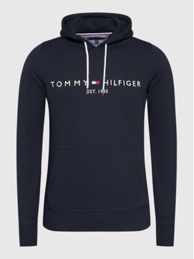 Tommy Hilfiger Bluza Core Logo MW0MW10752 Granatowy Regular Fit