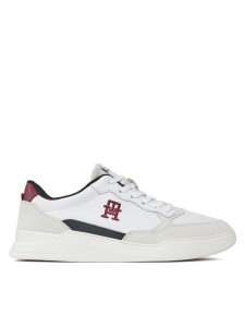 Tommy Hilfiger Sneakersy Elevated Cupsole Lth Mix FM0FM04929 Biały