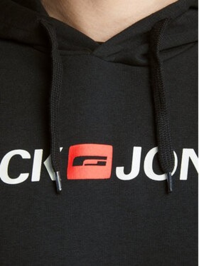Jack&Jones Bluza Corp Old Logo 12137054 Czarny Regular Fit