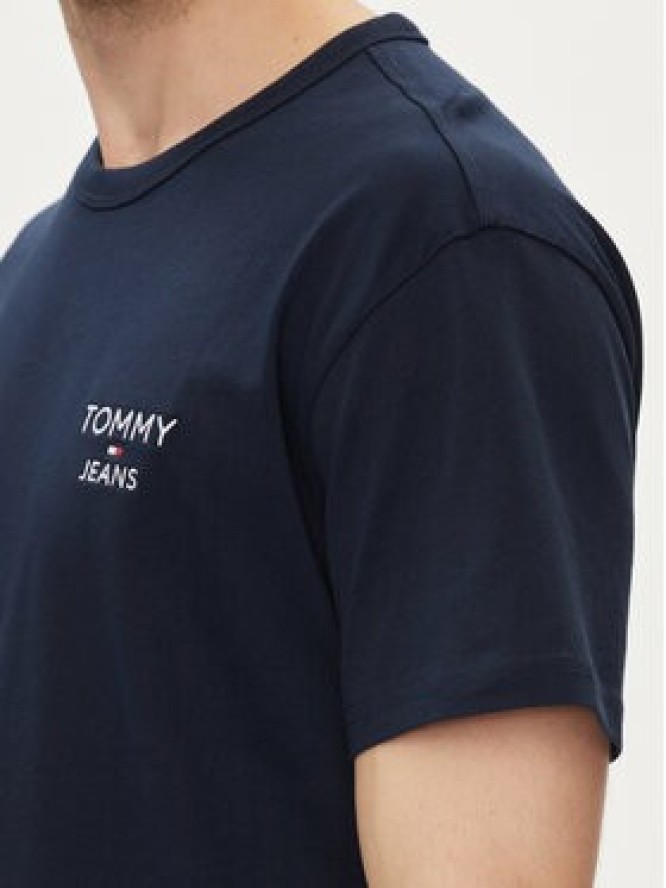 Tommy Jeans T-Shirt DM0DM18872 Granatowy Regular Fit