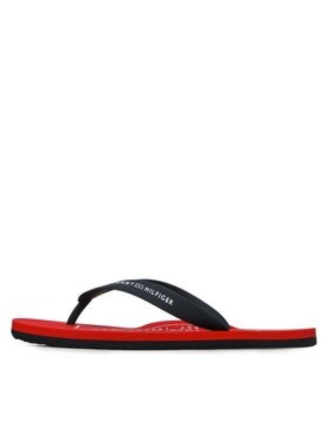 Tommy Hilfiger Japonki Rubber Hilfiger Beach Sandal FM0FM04468 Granatowy