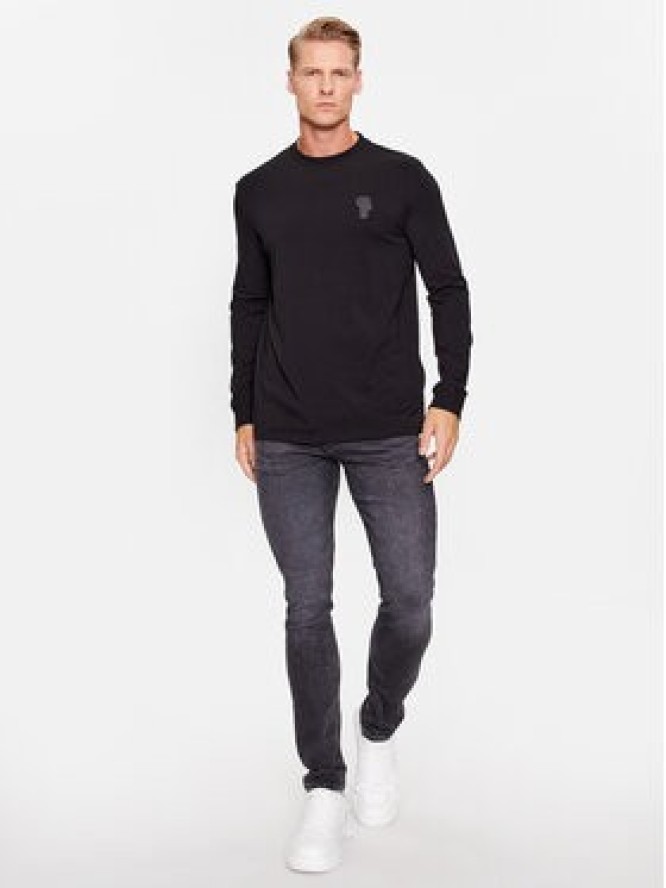 KARL LAGERFELD Longsleeve 755026 534221 Czarny Regular Fit