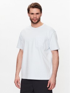 New Balance T-Shirt MT23567 Niebieski Relaxed Fit