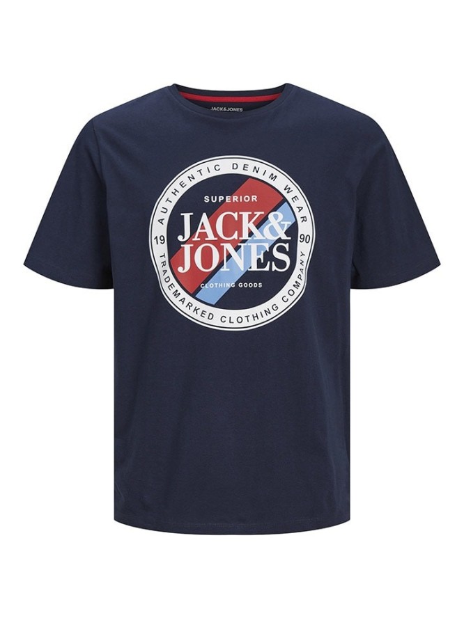 Jack & Jones Koszulki (2 szt.) w kolorze granatowym i czarnym rozmiar: M