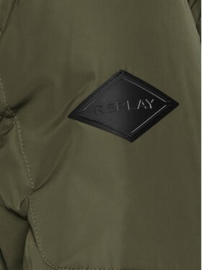 Replay Kurtka przejściowa M8000.000.84442 Khaki Regular Fit