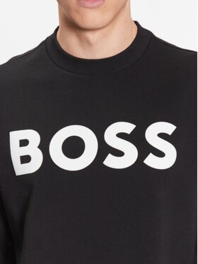 Boss Bluza 50487133 Czarny Relaxed Fit