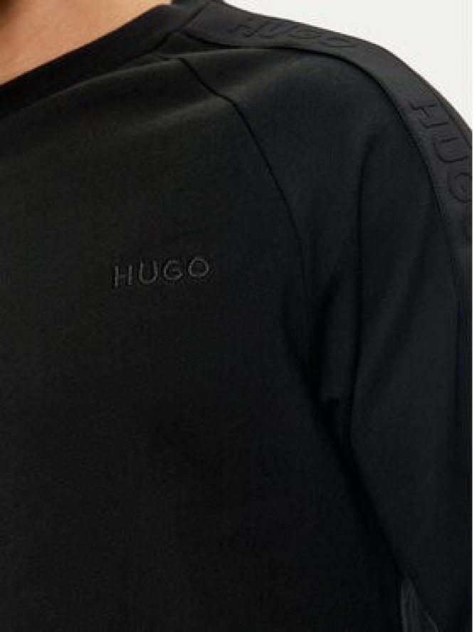 Hugo Bluza Tonal Logo 50520494 Czarny Regular Fit