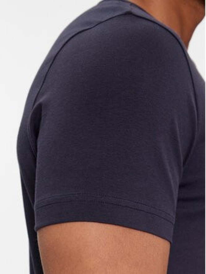 Calvin Klein T-Shirt K10K112724 Granatowy Slim Fit