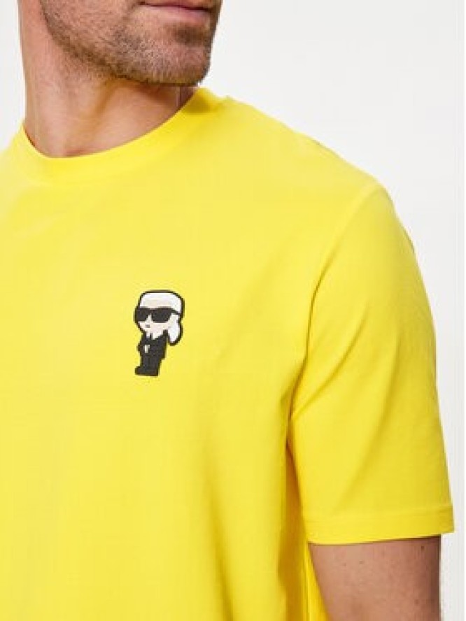 KARL LAGERFELD T-Shirt 755027 542221 Żółty Regular Fit