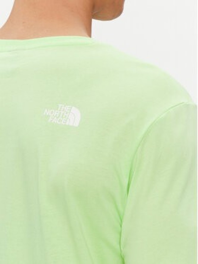 The North Face T-Shirt Simple Dome NF0A87NG Zielony Regular Fit