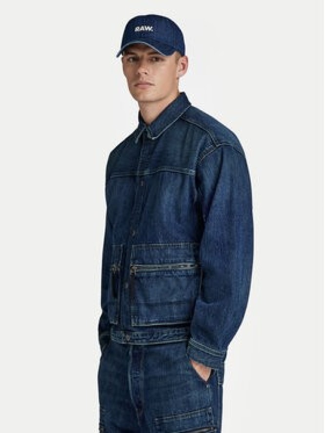 G-Star Raw Kurtka jeansowa Utility D24330-D577-G334 Niebieski Regular Fit