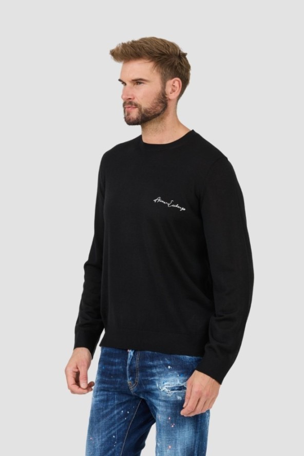 ARMANI EXCHANGE Czarny sweter Jumpers