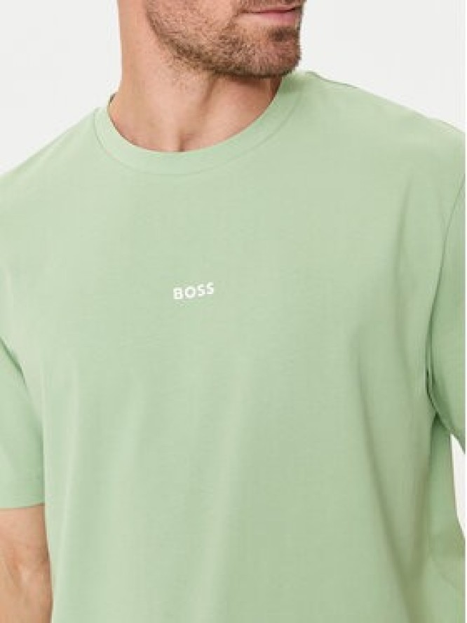 Boss T-Shirt Tchup 50473278 Zielony Relaxed Fit