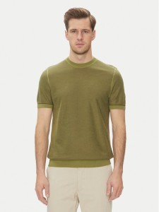 BOSS Sweter Jianfranco 50537642 Zielony Regular Fit