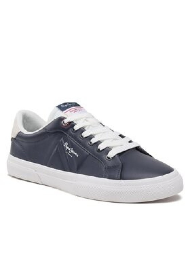 Pepe Jeans Sneakersy Kenton Flag M PMS30906 Granatowy