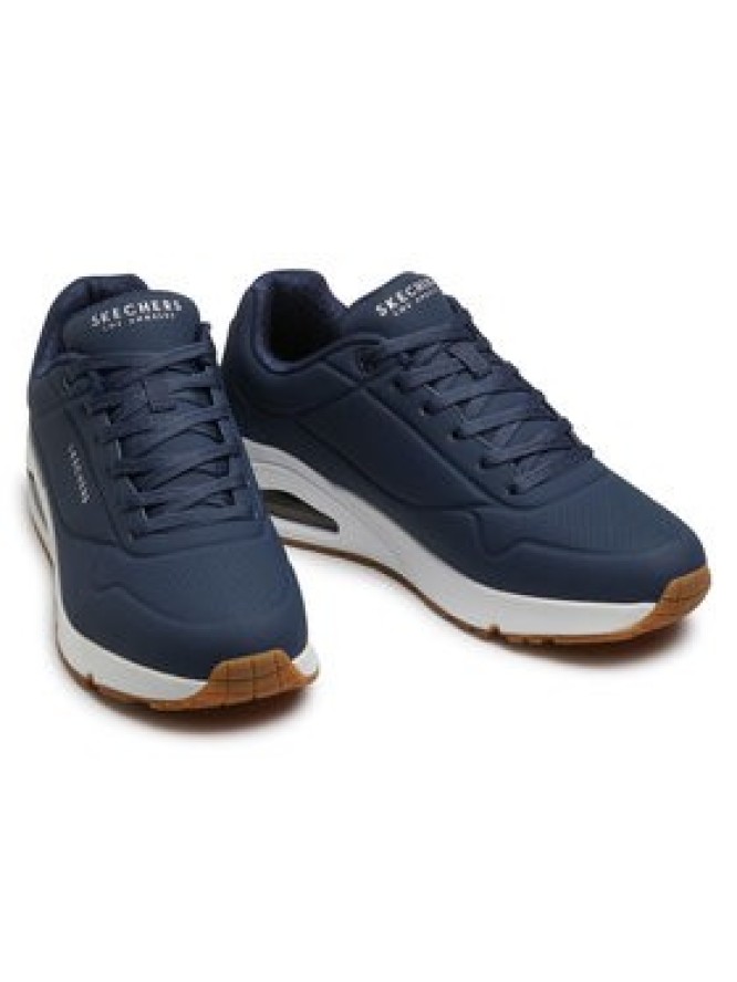 Skechers Sneakersy Uno-Stand On Air 52458/NVY Granatowy