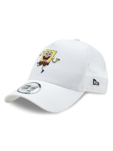 New Era Czapka z daszkiem Spongebob Nickelodeon 60357971 Biały