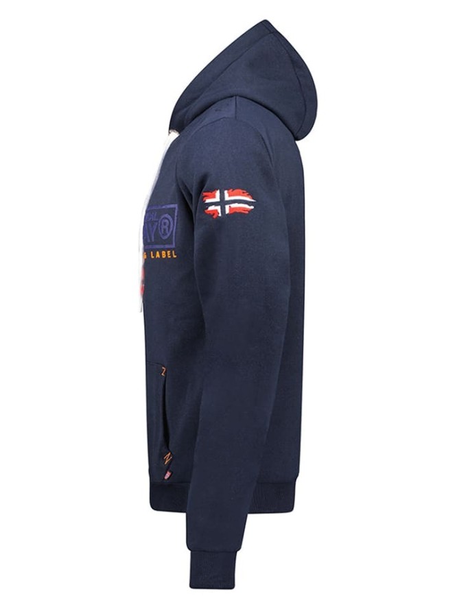 Geographical Norway Bluza "Gasic" w kolorze granatowym rozmiar: S