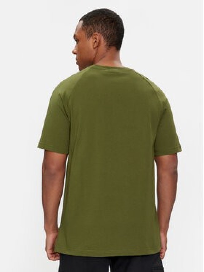 adidas T-Shirt Camo Tongue IS0248 Khaki Regular Fit