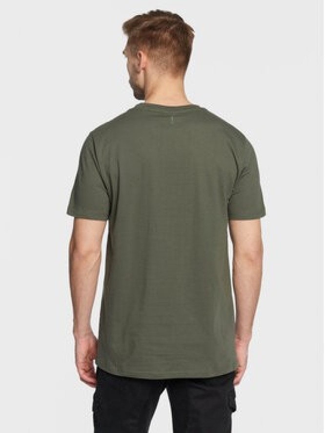 Solid T-Shirt Daniels 21107463 Zielony Regular Fit