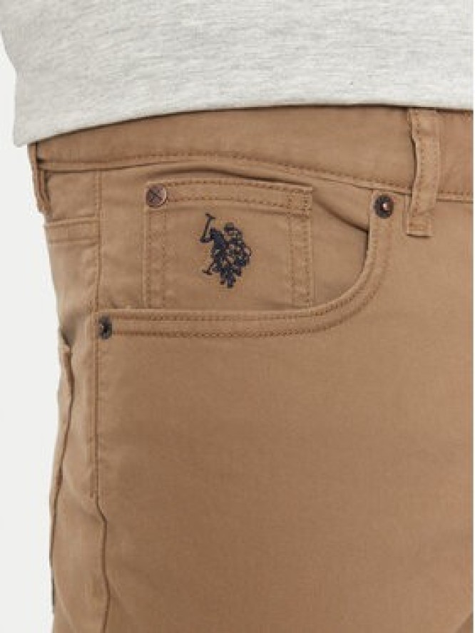 U.S. Polo Assn. Spodnie materiałowe MUP3385 Beżowy Slim Fit