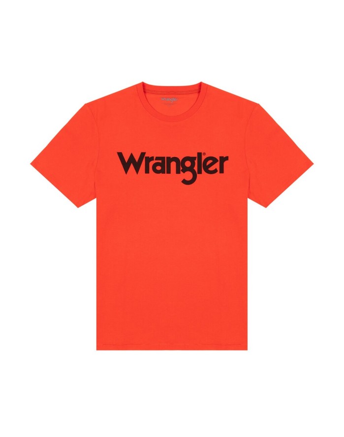 WRANGLER LOGO TEE MĘSKI T-SHIRT KOSZULKA Z NADRUKIEM LOGO W7X1D3R42