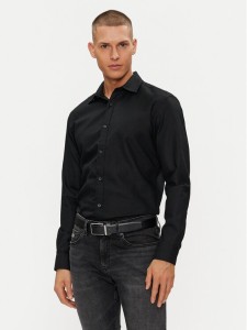 Jack&Jones Koszula Harvey 12248522 Czarny Slim Fit