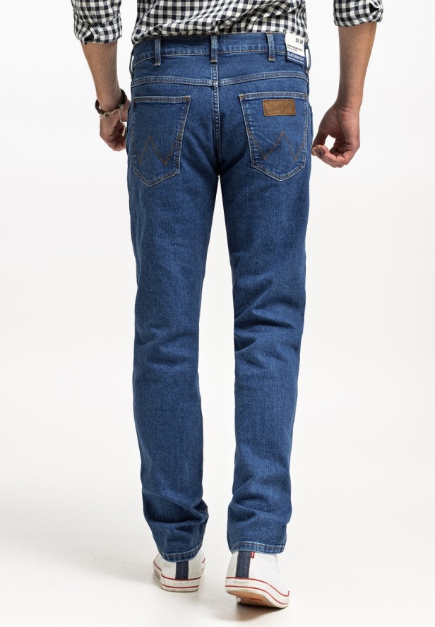 WRANGLER GREENSBORO MĘSKIE SPODNIE JEANSOWE JEANSY DŻINSY FRIDAY BLUES W15QHR47A