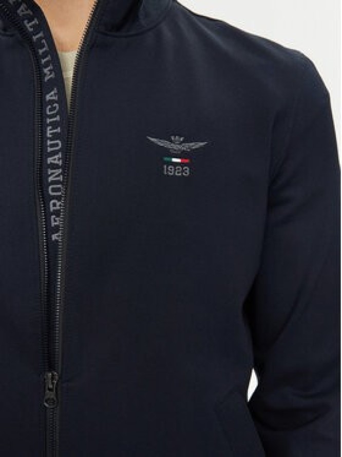 Aeronautica Militare Bluza 242FE1925F559 Granatowy Regular Fit