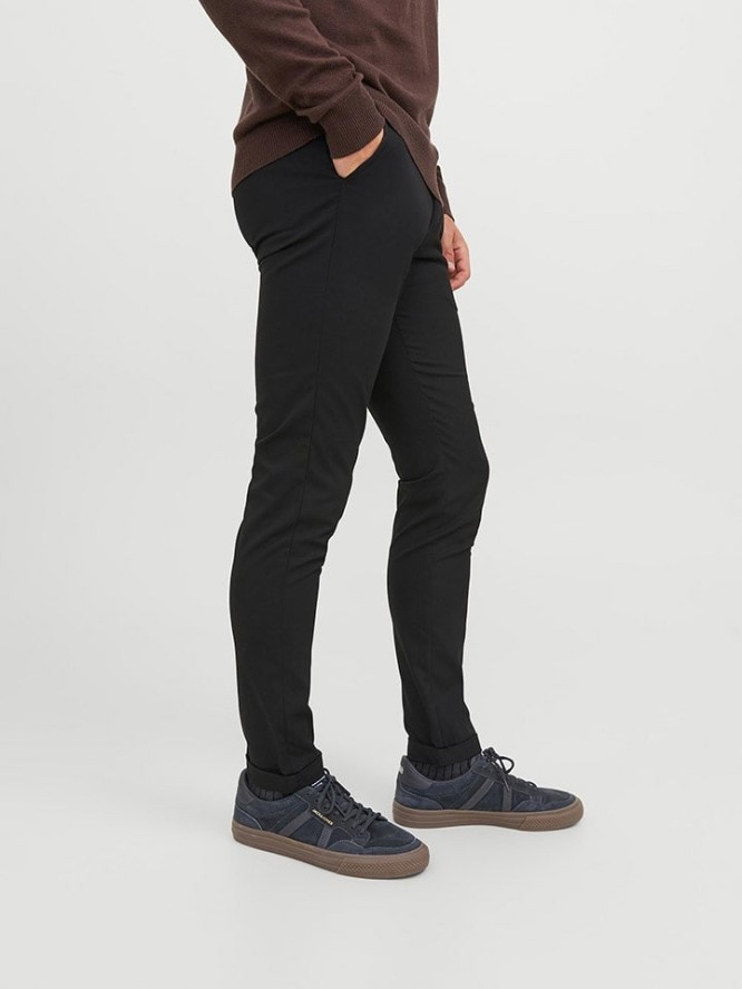 Jack & Jones Spodnie chino w kolorze czarnym rozmiar: W29/L32