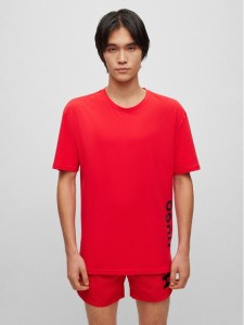 Hugo T-Shirt 50493727 Czerwony Relaxed Fit