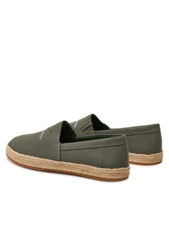 Calvin Klein Jeans Espadryle Espadrille Slipon Ml YM0YM00935 Zielony