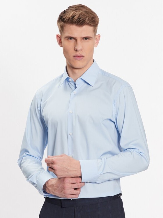 Boss Koszula 50473265 Błękitny Regular Fit