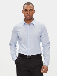 s.Oliver Koszula 2132556 Błękitny Slim Fit