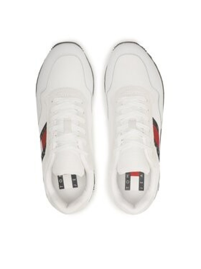 Tommy Jeans Sneakersy Retro Runner Ess EM0EM01081 Biały