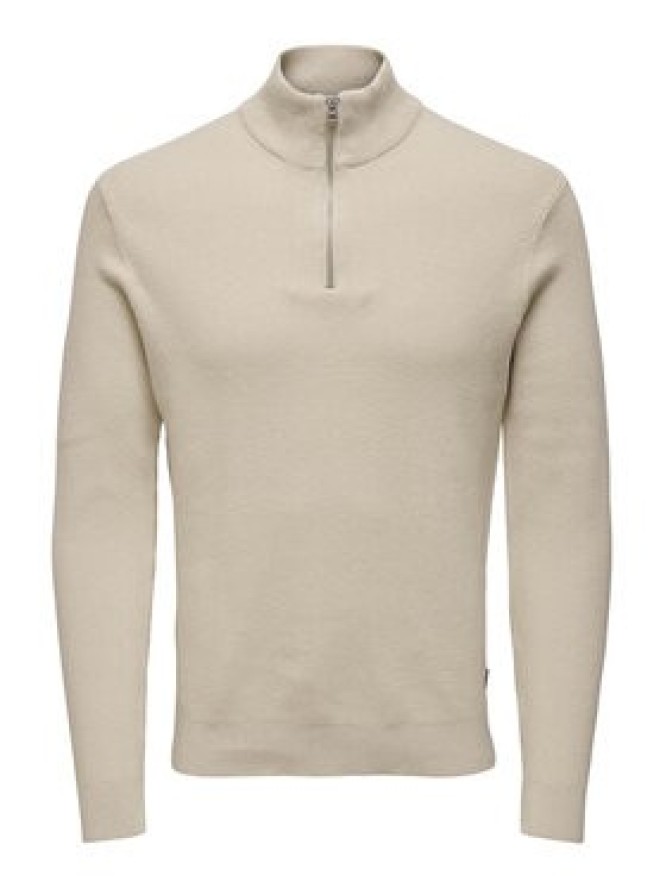 Only & Sons Sweter 22023210 Beżowy Regular Fit