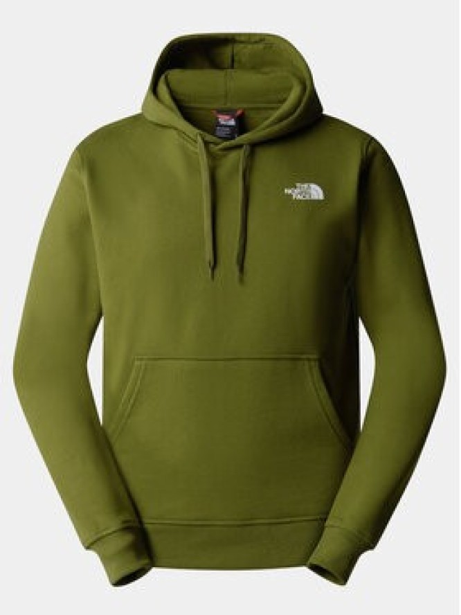 The North Face Bluza Simple Dome NF0A7X1J Zielony Regular Fit