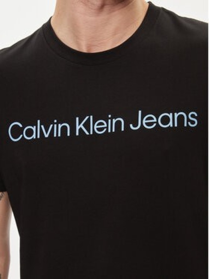 Calvin Klein Jeans T-Shirt J30J322344 Czarny Slim Fit