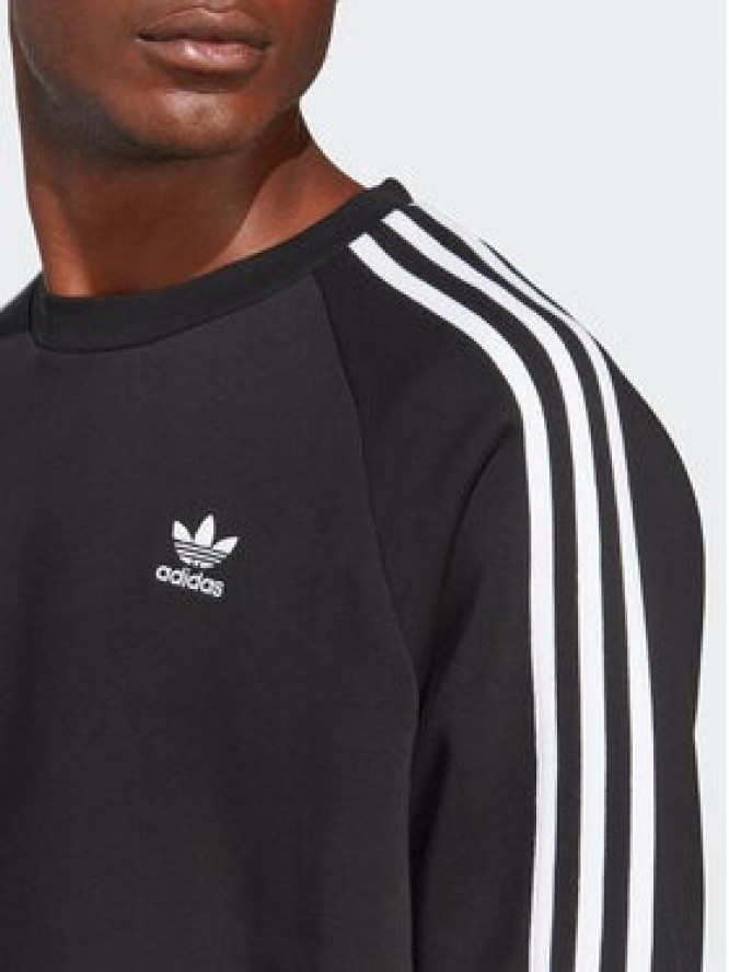 adidas Bluza adicolor Classics 3-Stripes Crew IA4861 Czarny Regular Fit