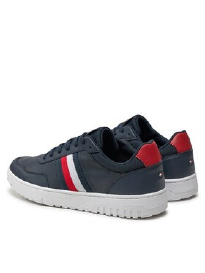 Tommy Hilfiger Sneakersy Th Basket Core Lite FM0FM05116 Granatowy