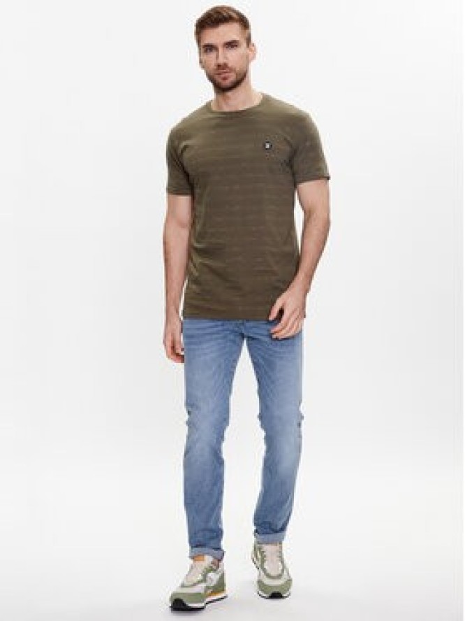 INDICODE T-Shirt Toddy 40-936 Khaki Regular Fit